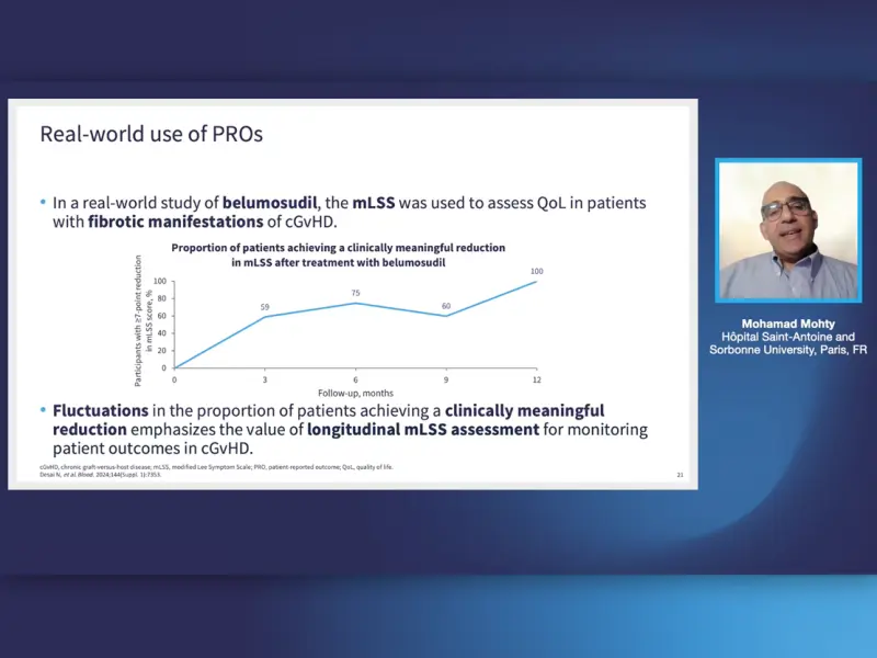 How can measurement of QoL and use of PROs be improved in cGvHD?